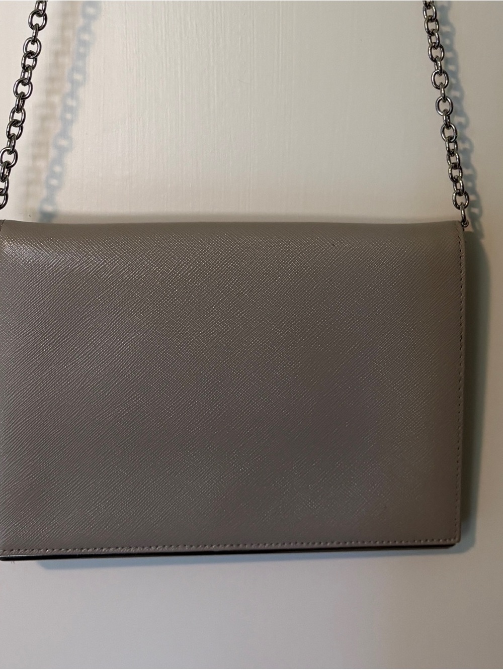 Women's Taupe Chain Strap Crossbody Bag